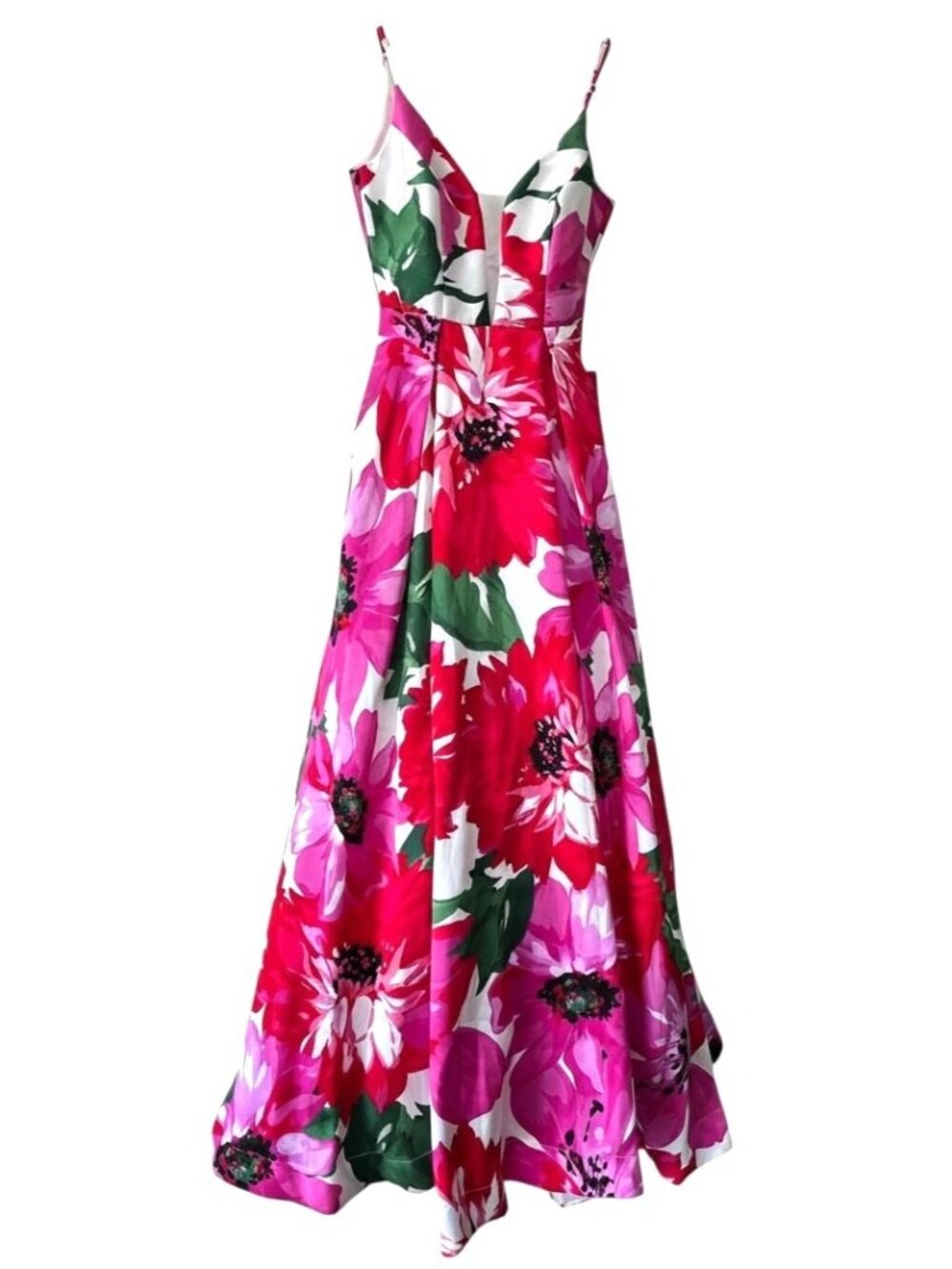 B Smart Floral Fit & Flare Maxi Dress Size 13